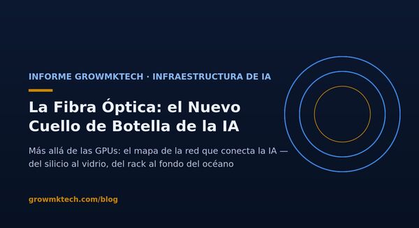 Informe GrowMkTech: la fibra óptica como nuevo cuello de botella de la IA