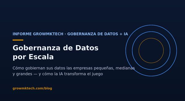 Informe GrowMkTech: gobernanza de datos por escala