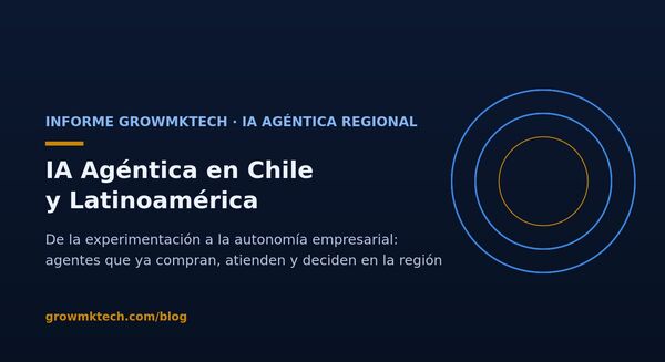 Informe GrowMkTech: IA agéntica en Chile y Latinoamérica