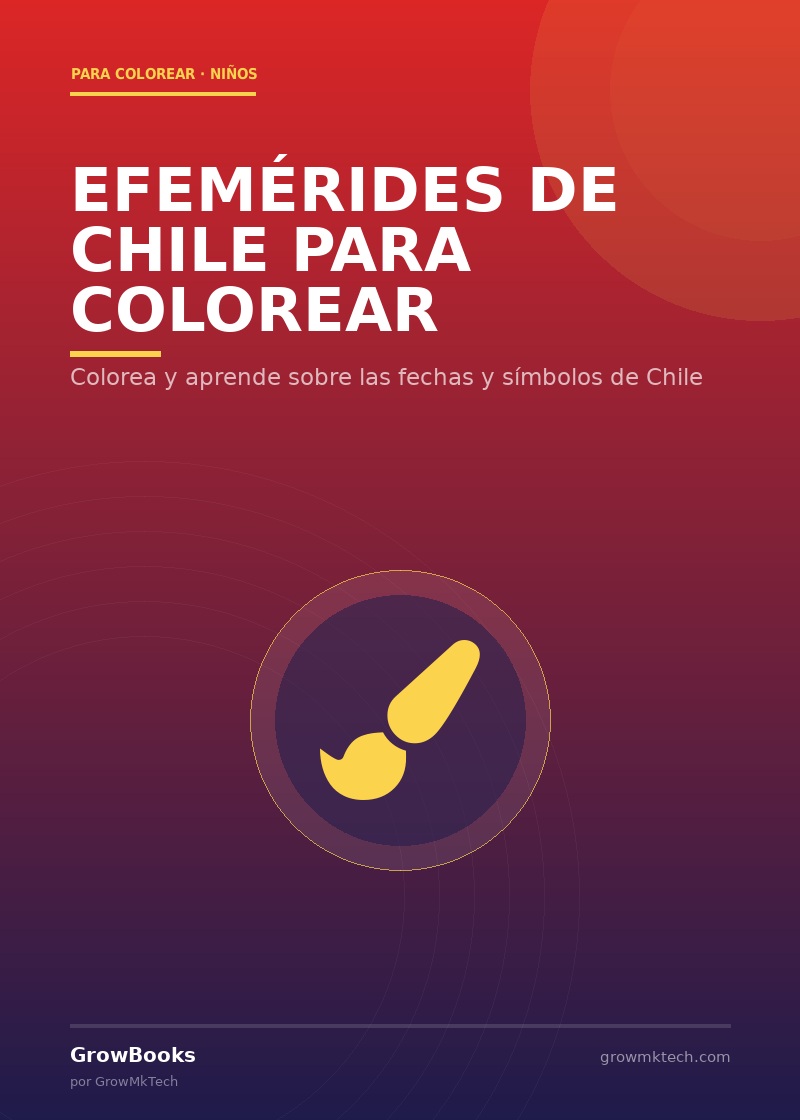 Efemérides de Chile para Colorear